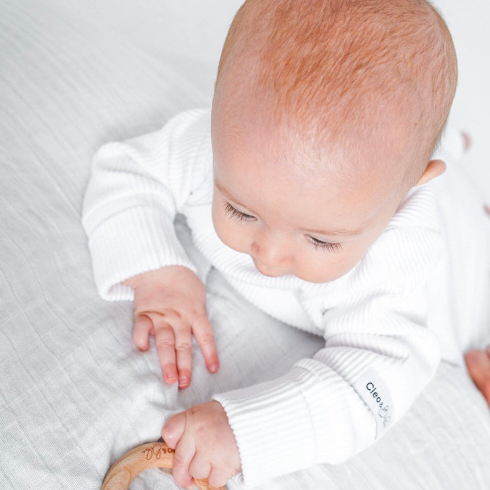 Hello World Gift Box - White Onesie