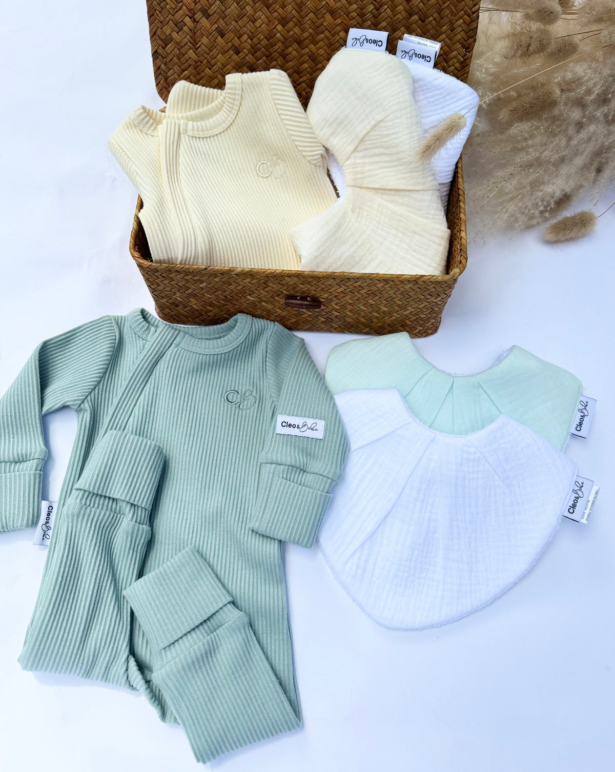 Onesie & Bib Twin Set - Sunny Skies Unisex