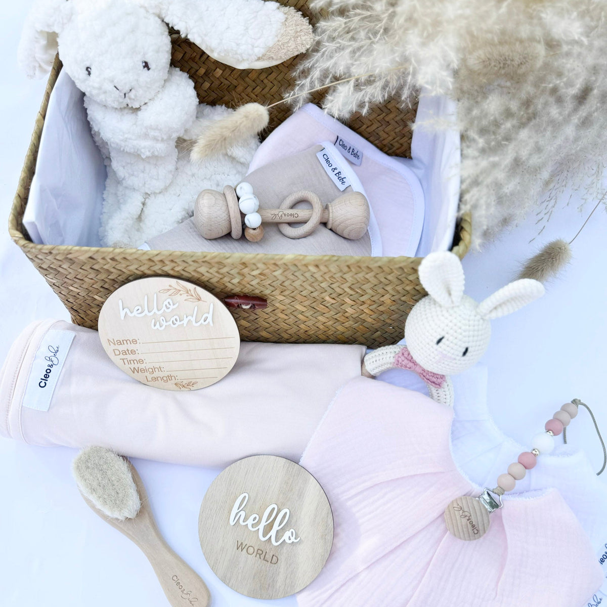 Welcome Baby - Blush Pink Tones