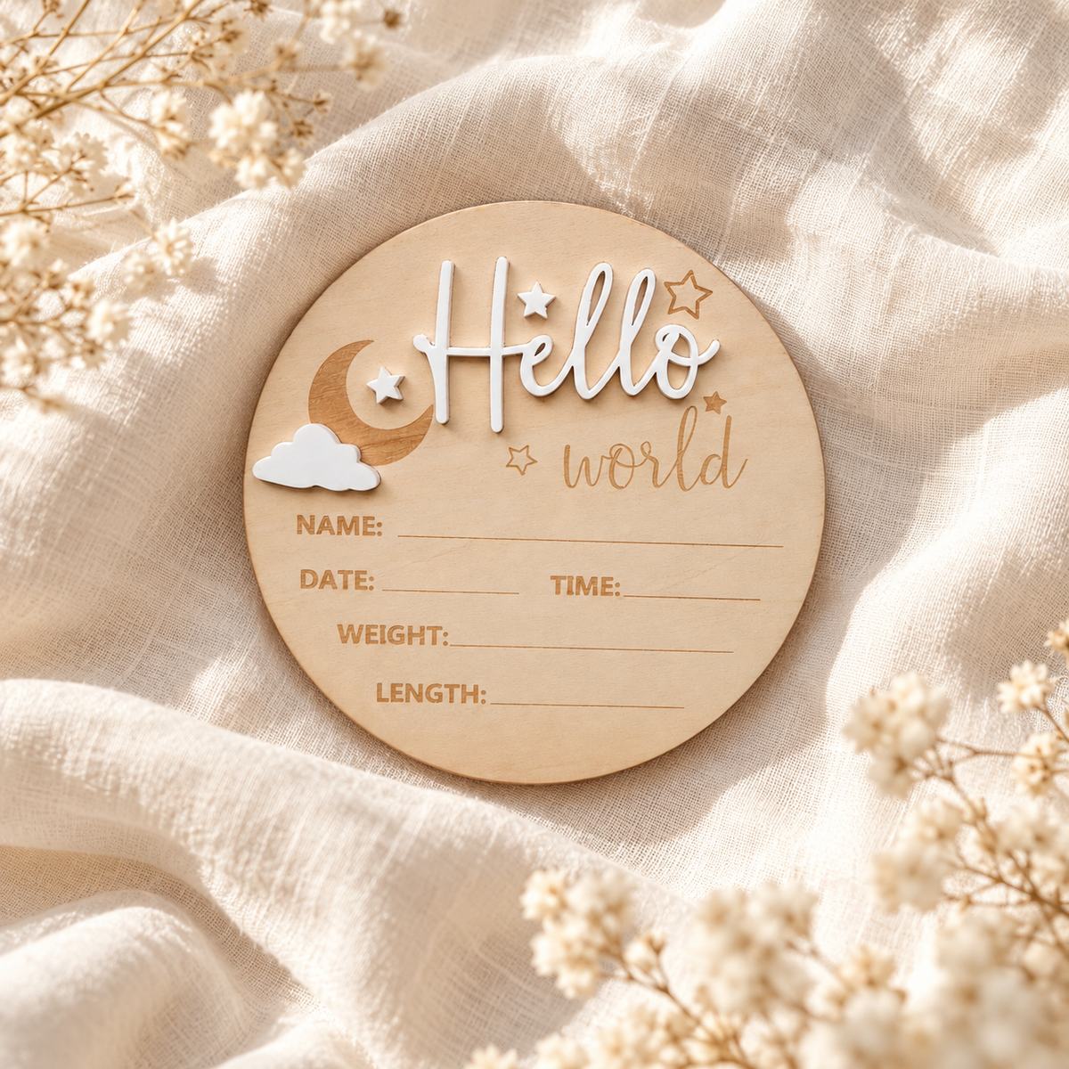 Hello World Plaque