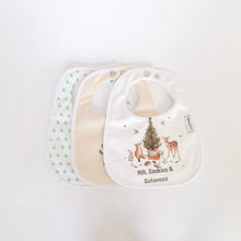 Load image into Gallery viewer, Santa Baby - Christmas Waterproof Classic 3-Pack Bibs
