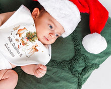 Load image into Gallery viewer, Christmas Tree Animals - Waterproof Classic Bib
