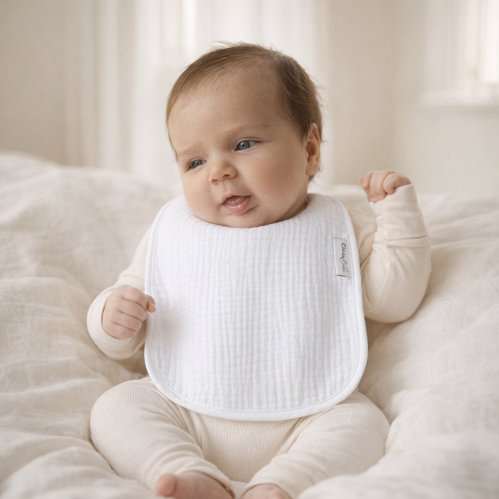 Blush & Neutral Essentials — Classic Waterproof Bib 10-Pack
