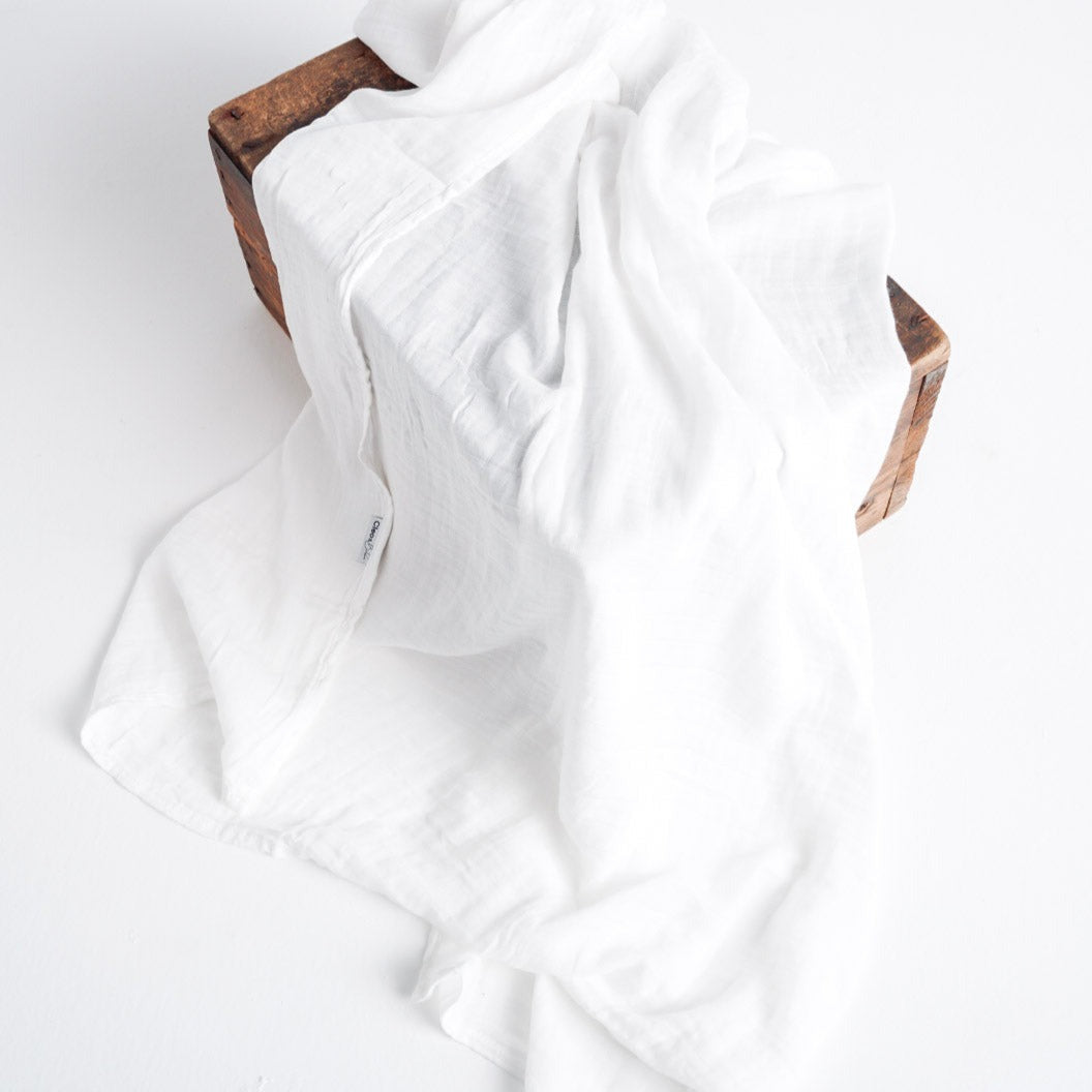Muslin Gift Box - Blue Onesie