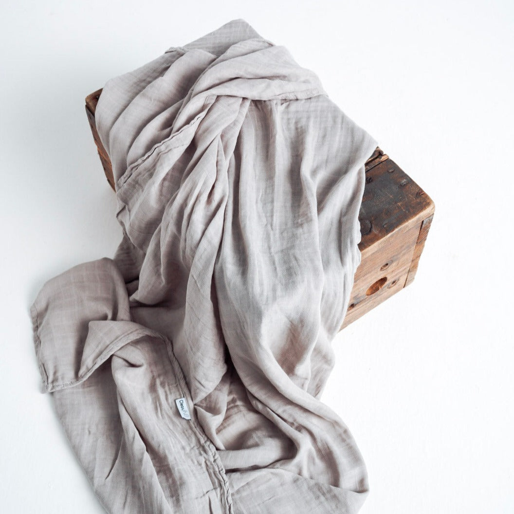Muslin Gift Box - Blue Onesie
