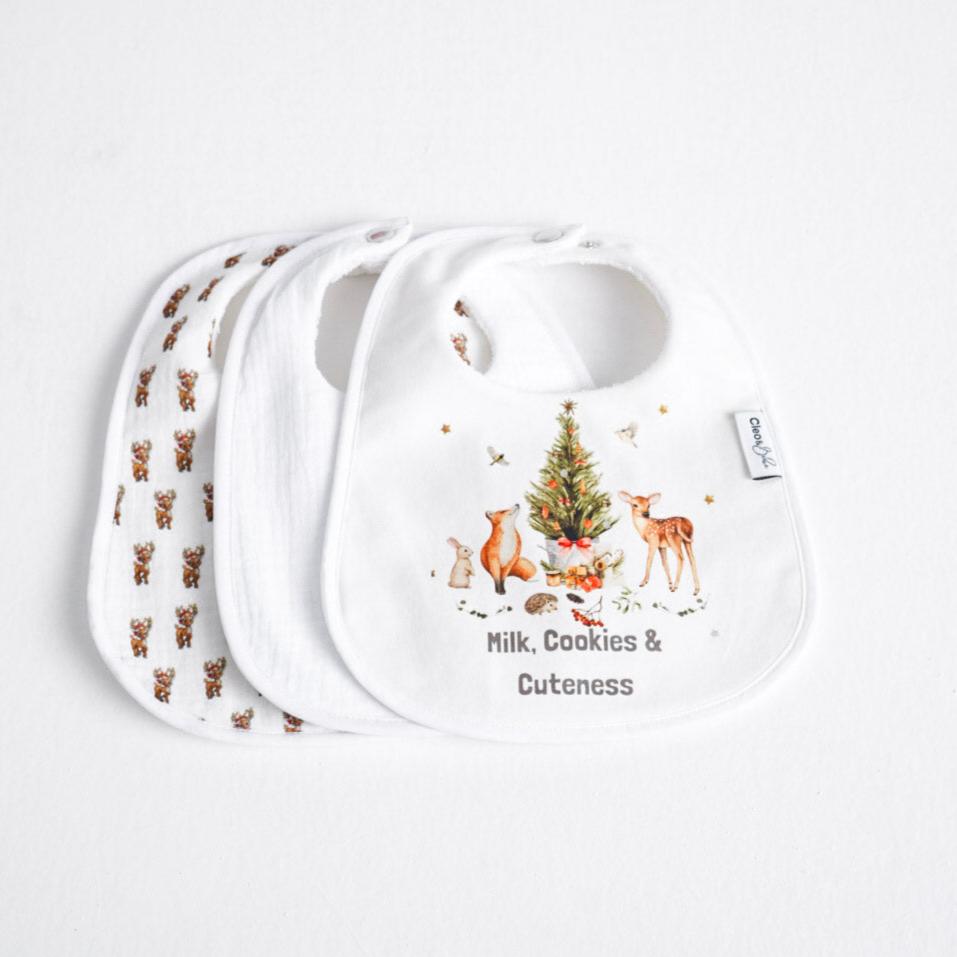Christmas Waterproof Classic Three Pack - Milk & Cookies