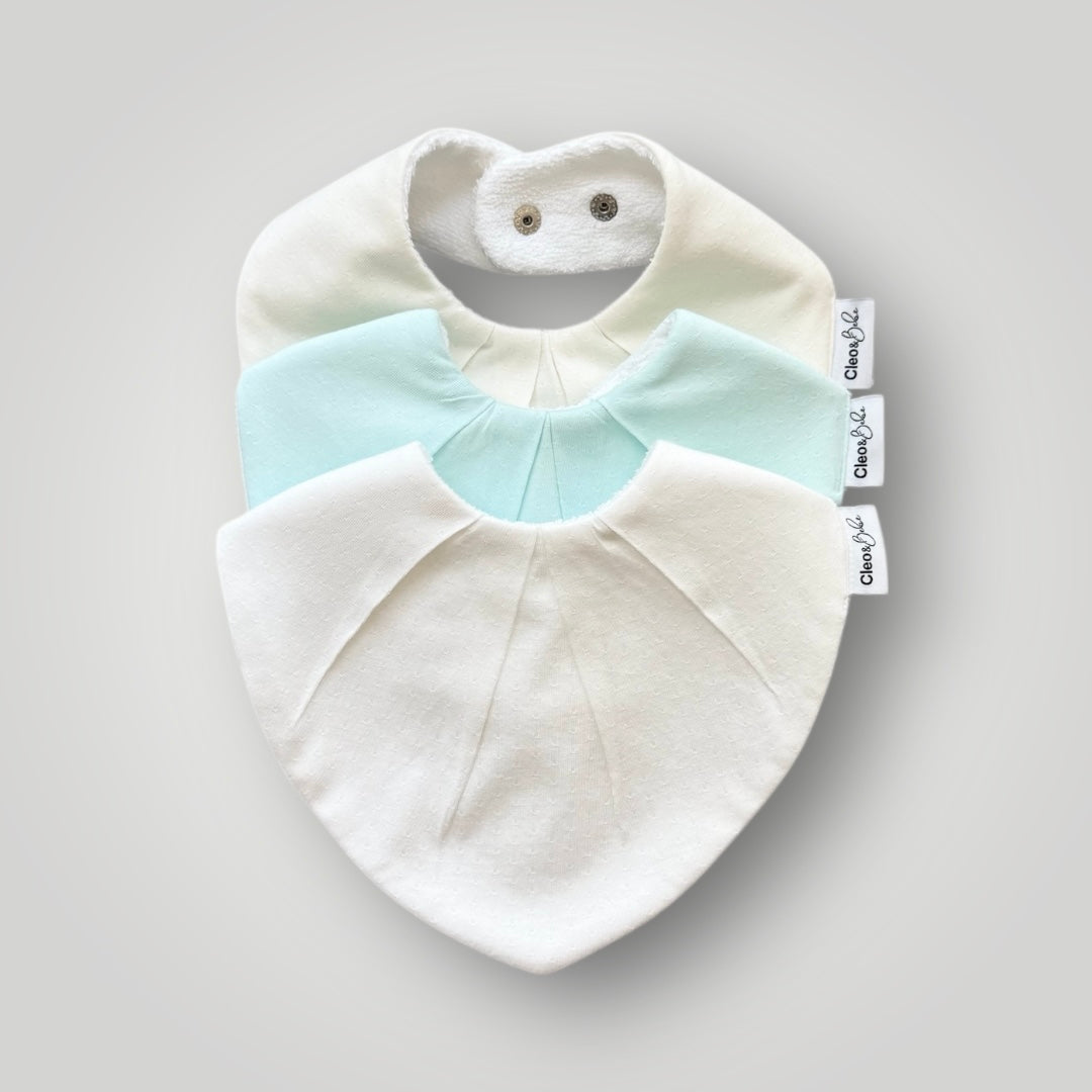 Waterproof Bib Pack Classic or Bandana - Sea Cloud Pointelle