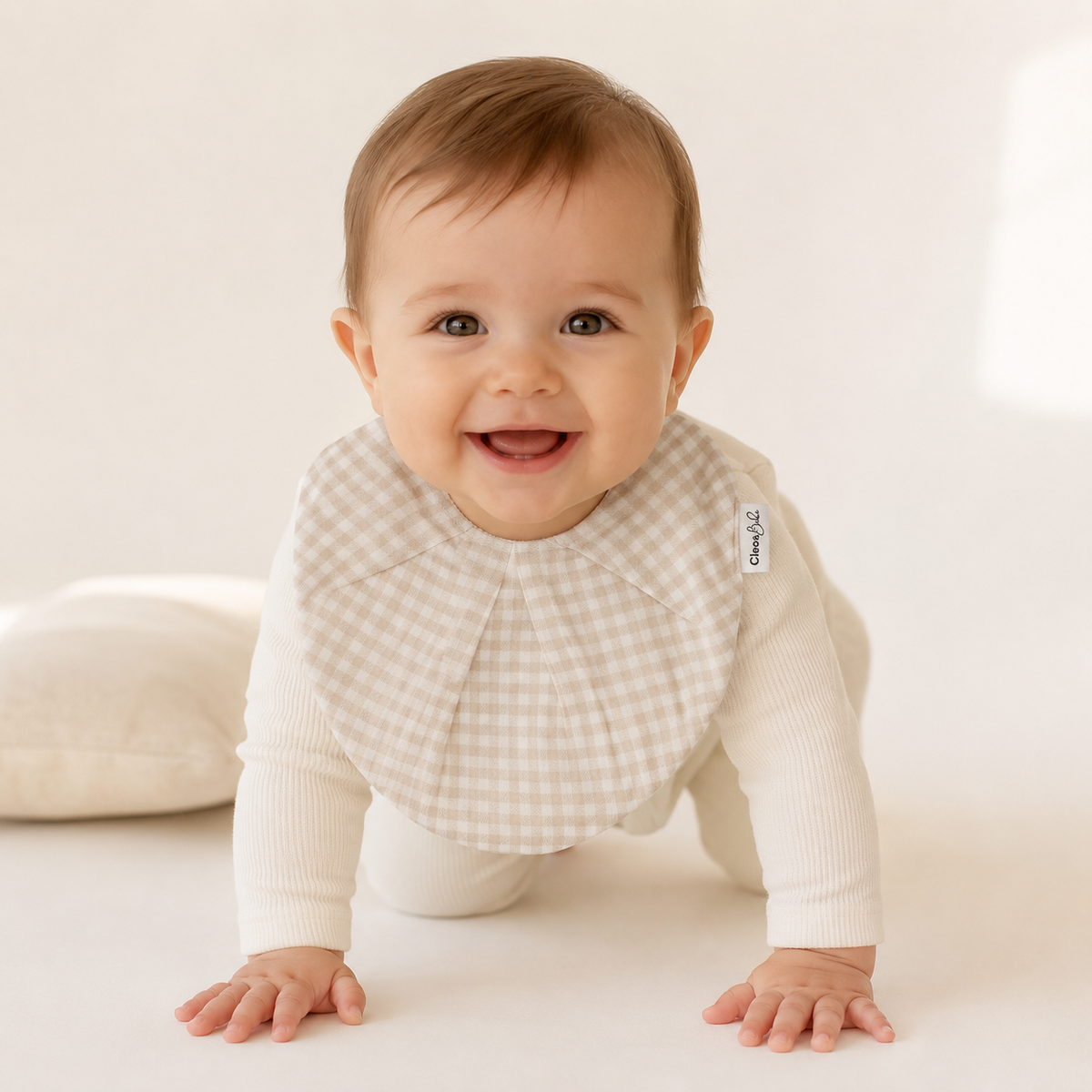 Blue & Neutral Essentials — Bandana Waterproof Bib 10-Pack