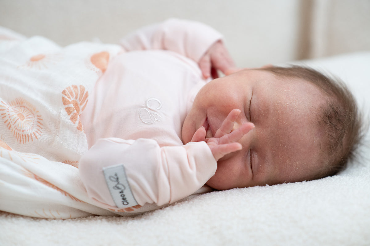 Luxurious Bamboo Cotton Baby Muslin Wrap - Golden Rays