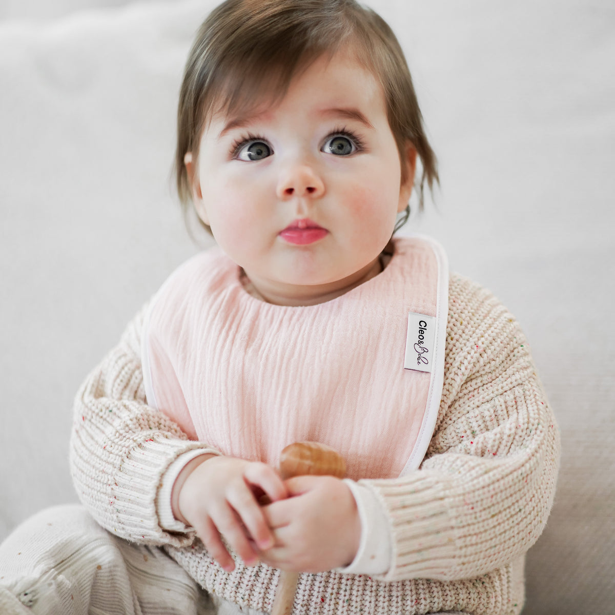 Waterproof Classic Bib - Peach