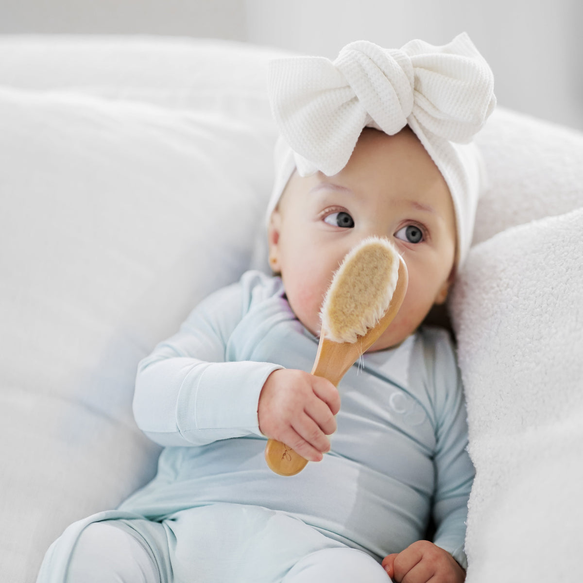 Natural Beech Wood - Baby Hairbrush