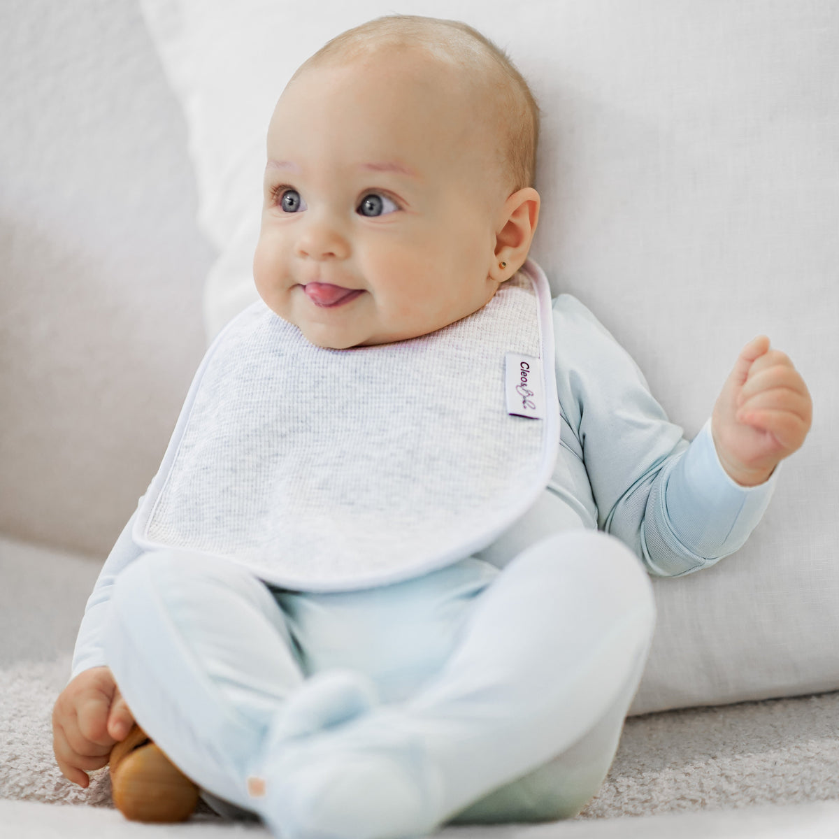 Bamboo Onesie - Baby Blue Horizon
