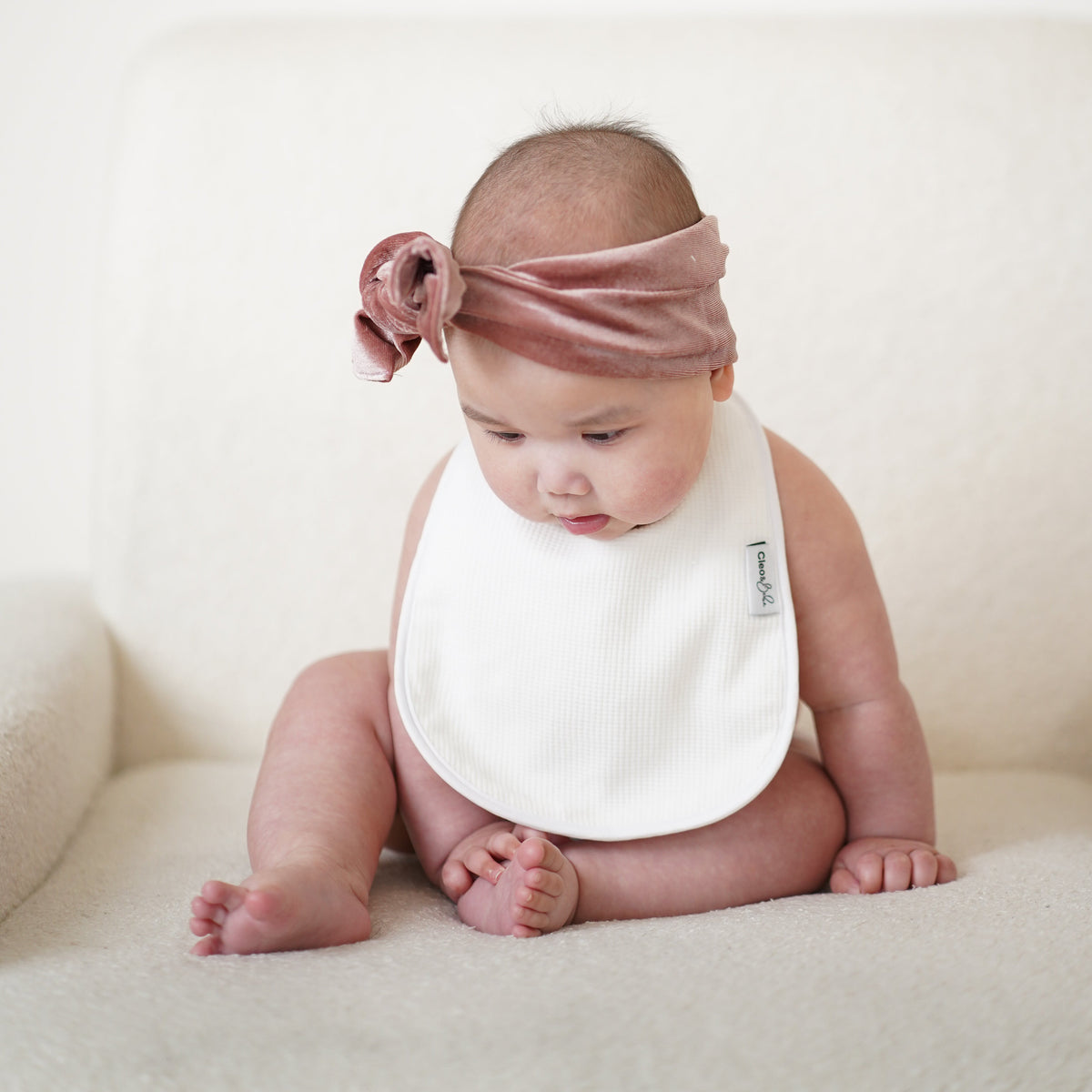 Blush & Neutral Essentials — Classic Waterproof Bib 10-Pack