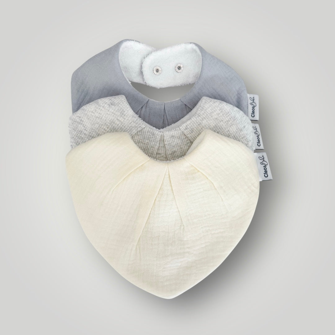 Waterproof Bib Pack Classic or Bandana - Seaside Tones