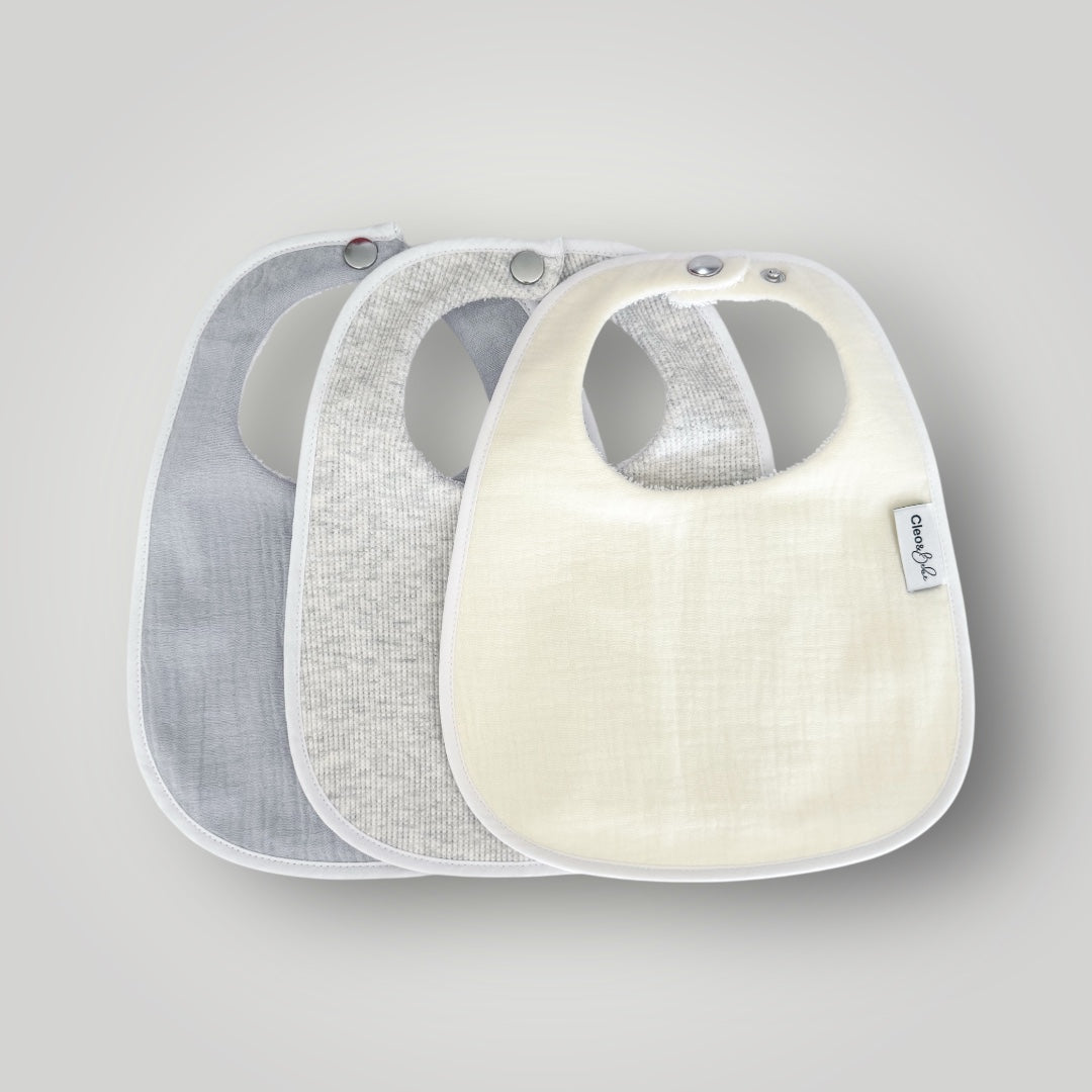 Waterproof Bib Pack Classic or Bandana - Seaside Tones