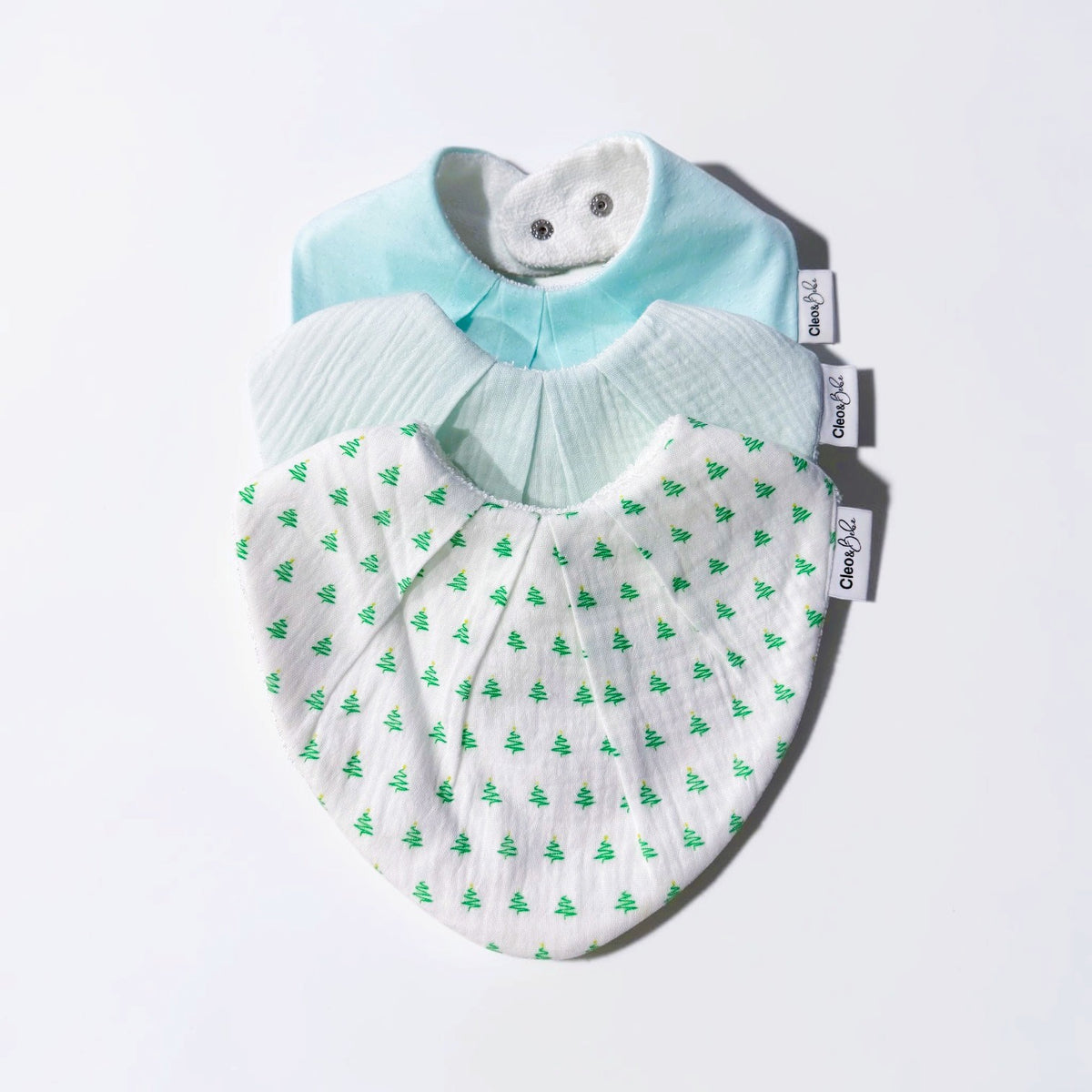 Christmas Waterproof Classic or Bandana Three Pack - Merry Mint