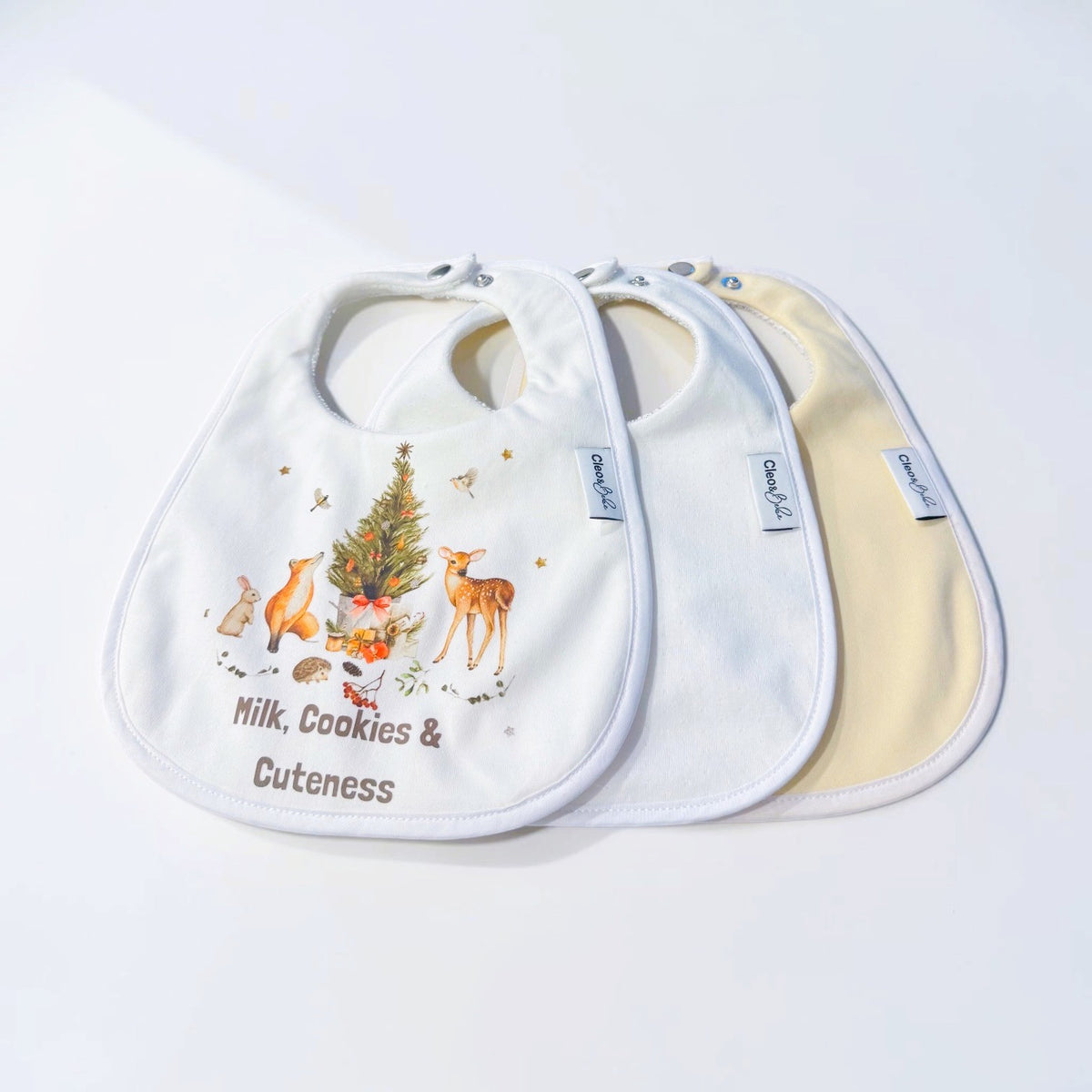 Christmas Waterproof Classic Three Pack - Milk & Cookies