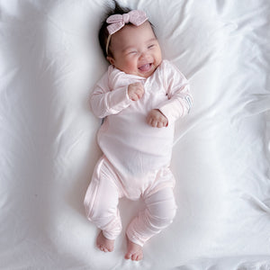 Bamboo Onesie - Candy Pink
