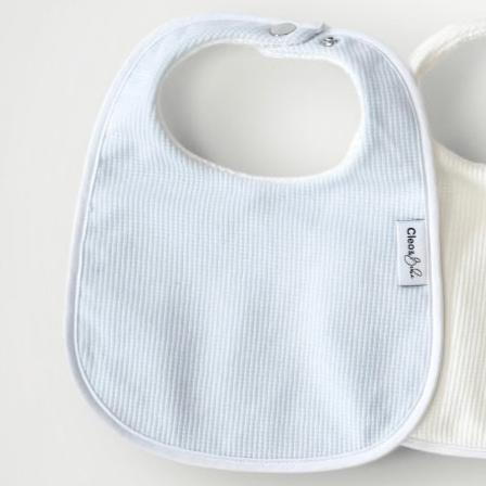 Waterproof Bib Pack Classic or Bandana - Boy Waffle Tones