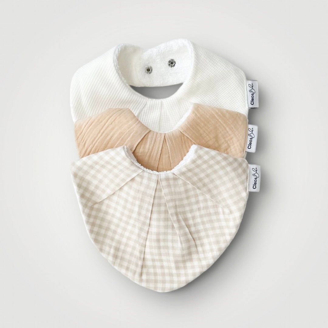 Waterproof Bib Pack Classic or Bandana - Gingham Glow