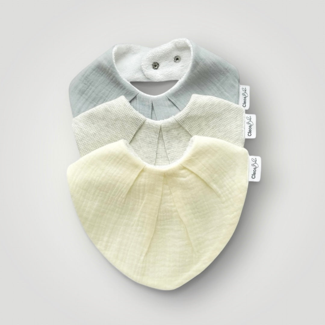 Waterproof Bib Pack Classic or Bandana - Seaside Tones