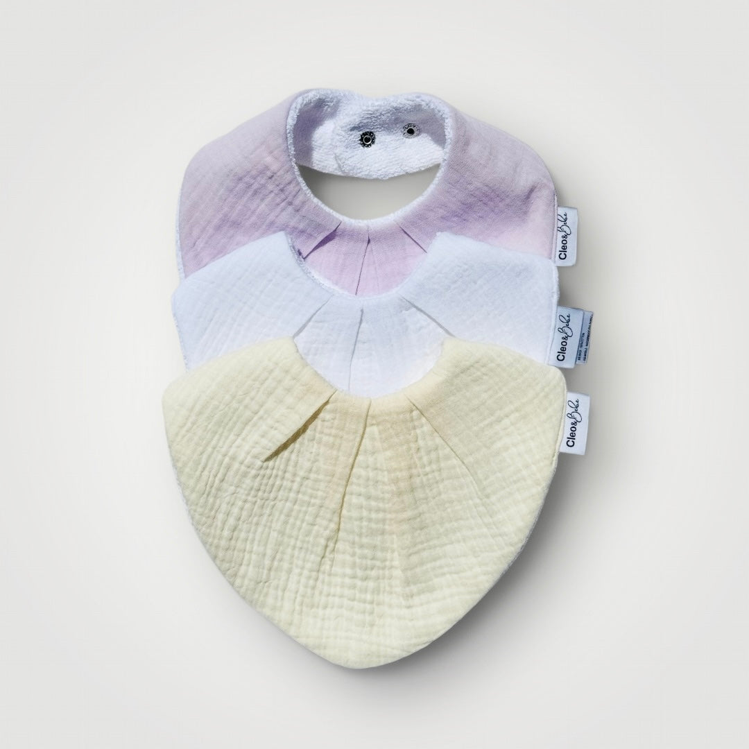 Waterproof Bib Pack Classic or Bandana - Lavender Sunshine