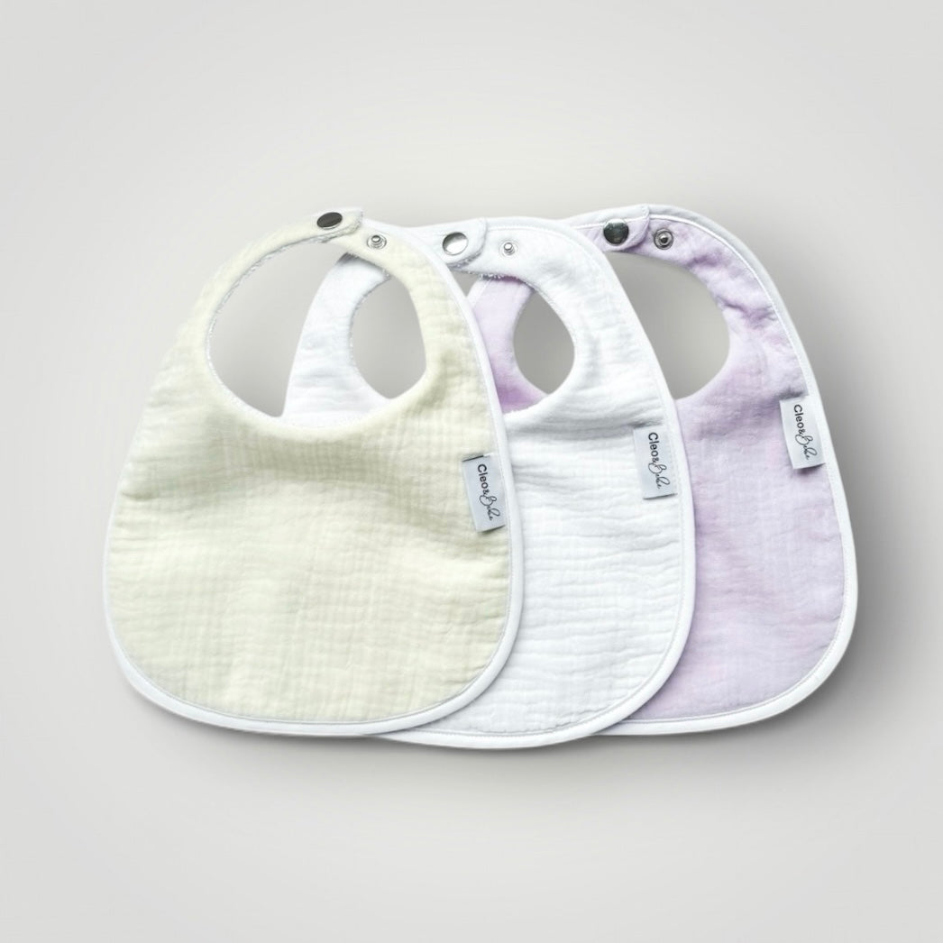 Waterproof Bib Pack Classic or Bandana - Lavender Sunshine