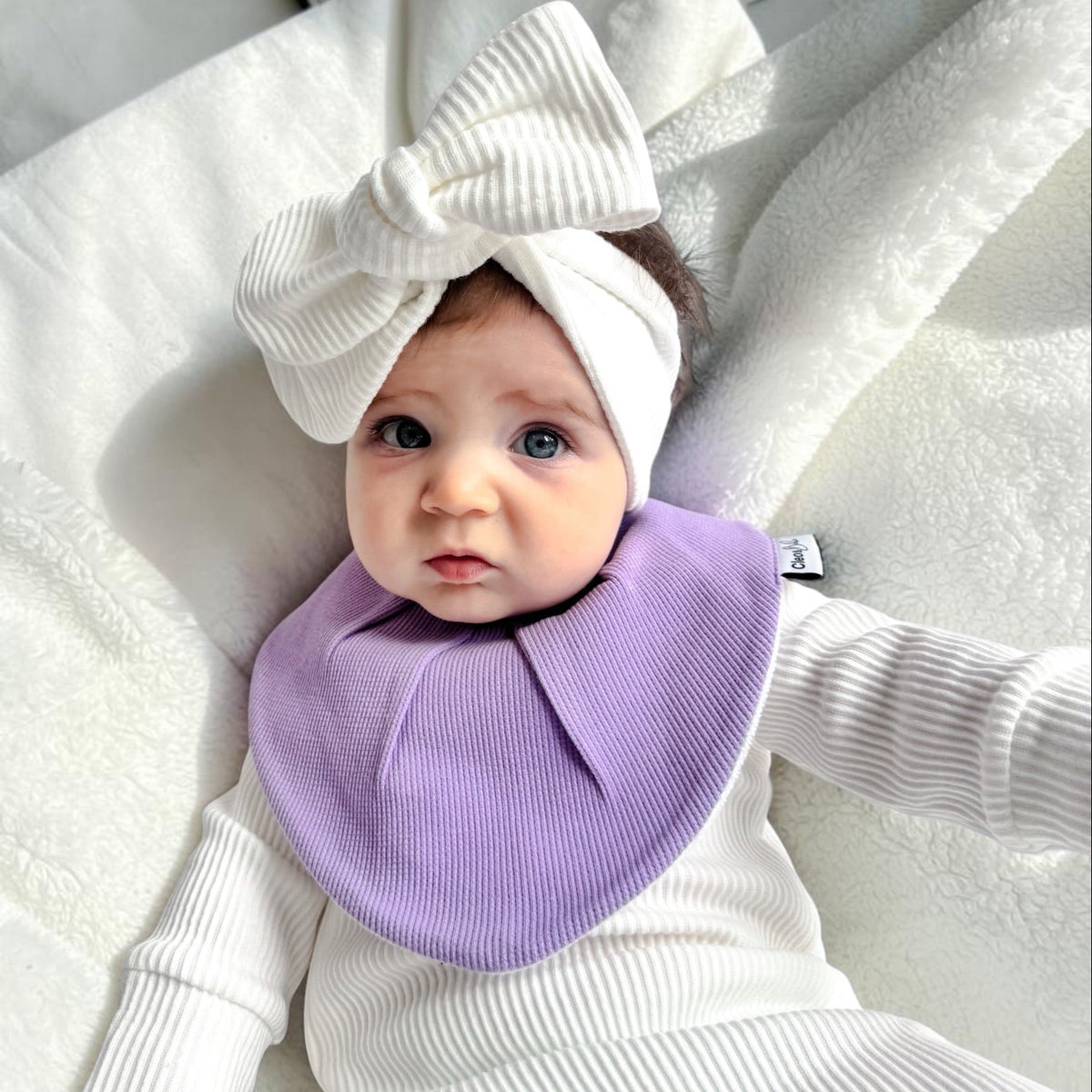Blush & Neutral Essentials — Bandana Waterproof Bib 10-Pack