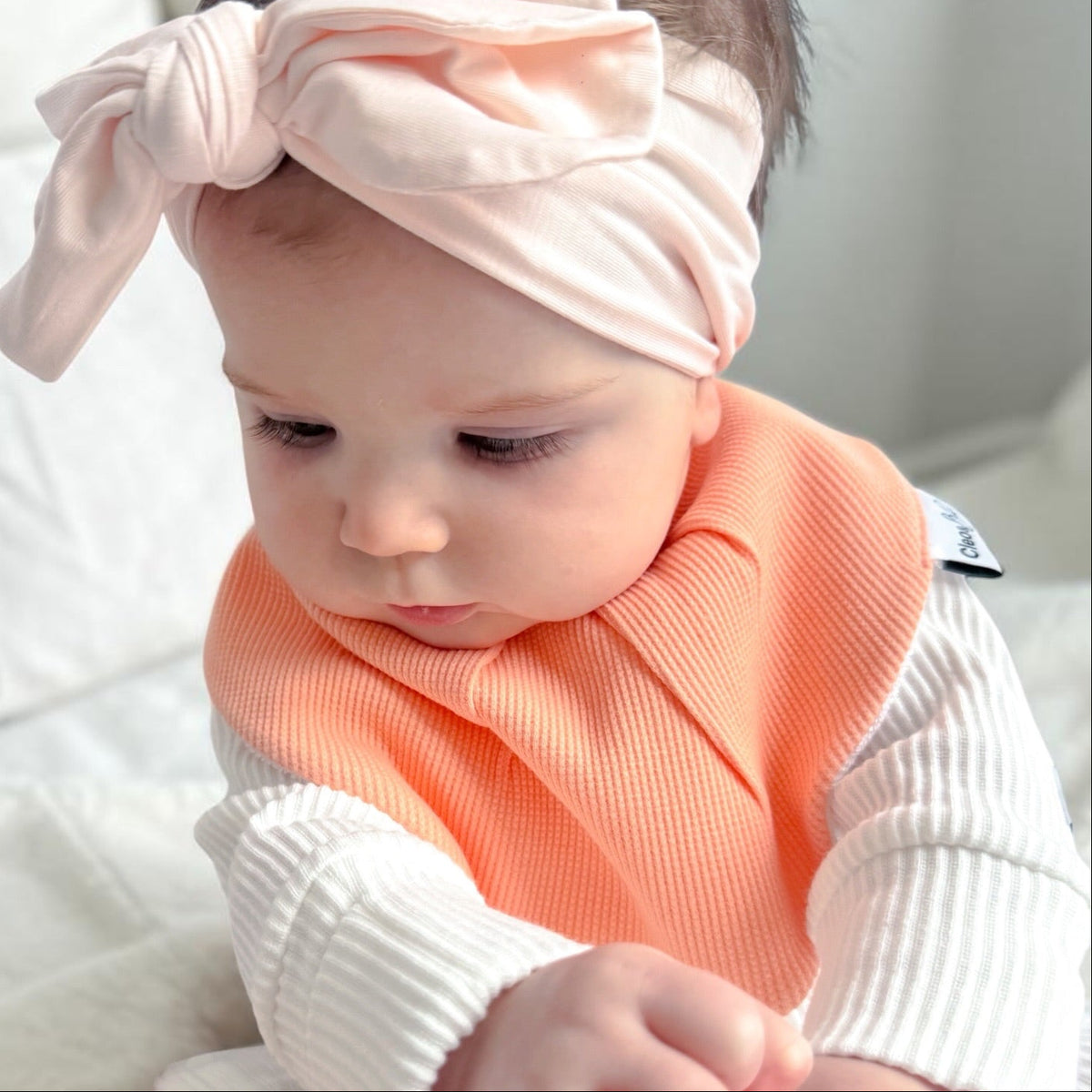 Blush & Neutral Essentials — Bandana Waterproof Bib 10-Pack