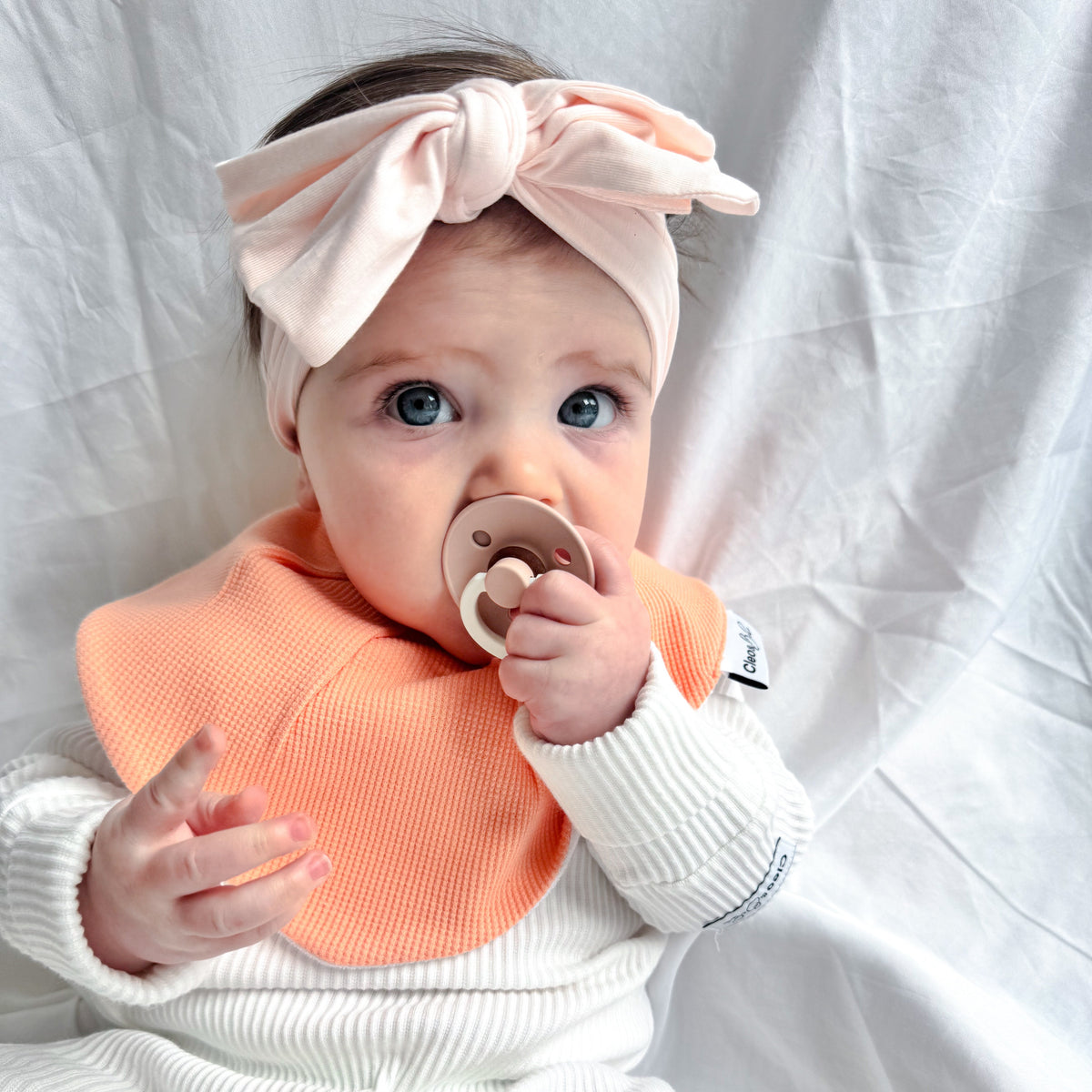 Bamboo Bow Headband - Candy Pink