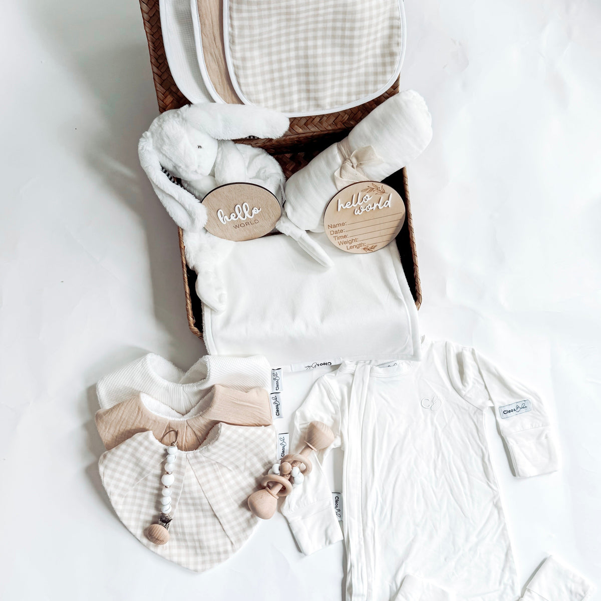 Muslin Gift Box - Neutral Tones