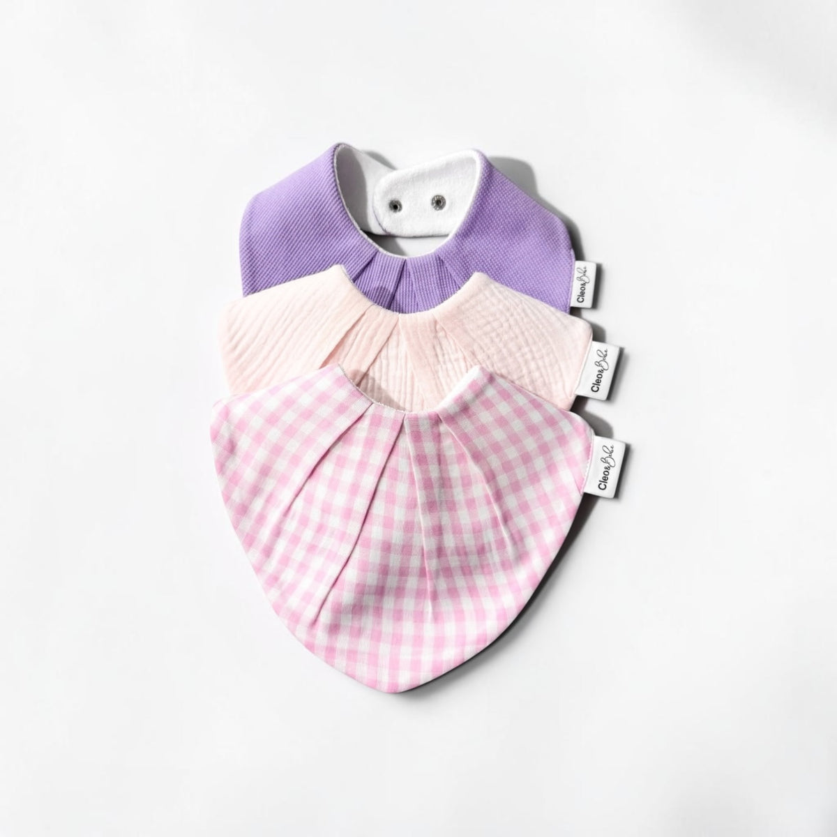 Petal Collection - 3 Signature Waterproof Bibs