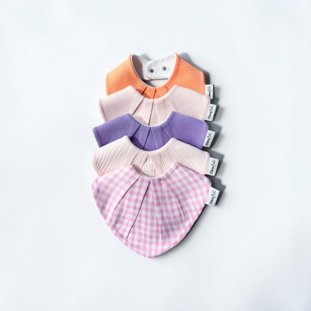 Pink Essentials - 5 Signature Waterproof Bibs