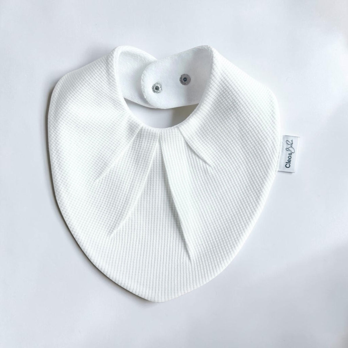 Waterproof Bib Classic or Bandana - Milk Waffle