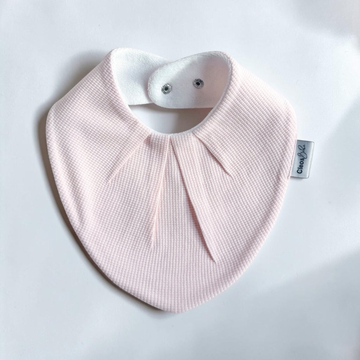 Waterproof Bib Classic or Bandana - Pink Waffle