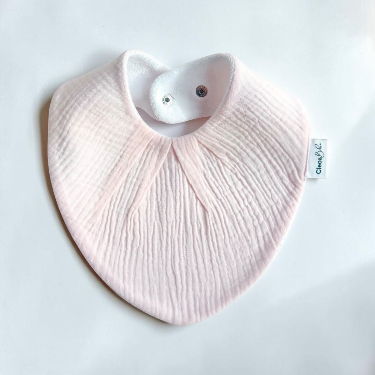 Waterproof Bib Classic or Bandana - Blush Pink