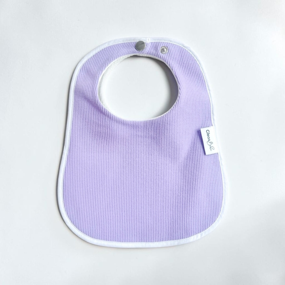 Waterproof Bib Classic or Bandana - Lilac Waffle