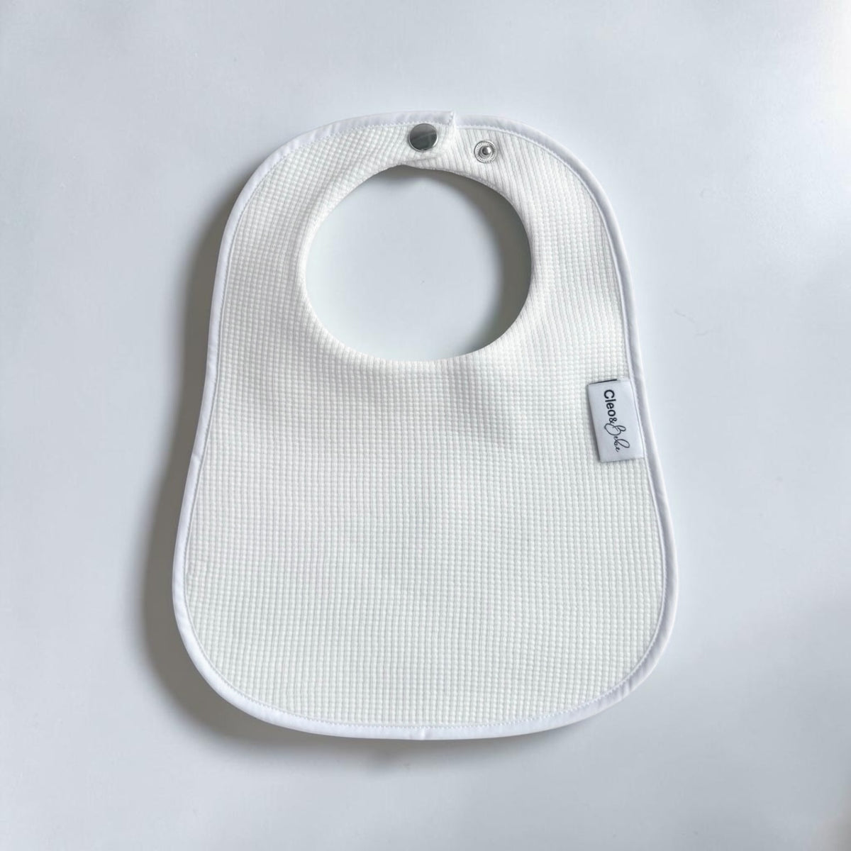 Waterproof Bib Classic or Bandana - Milk Waffle