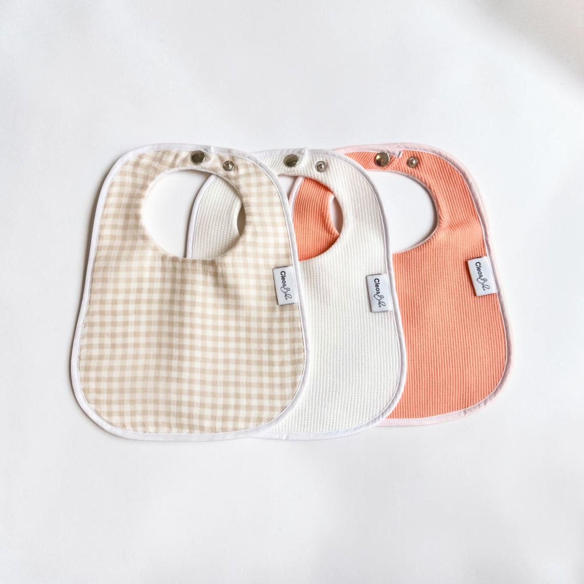 Rose Mist Collection - 3 Signature Waterproof Bibs