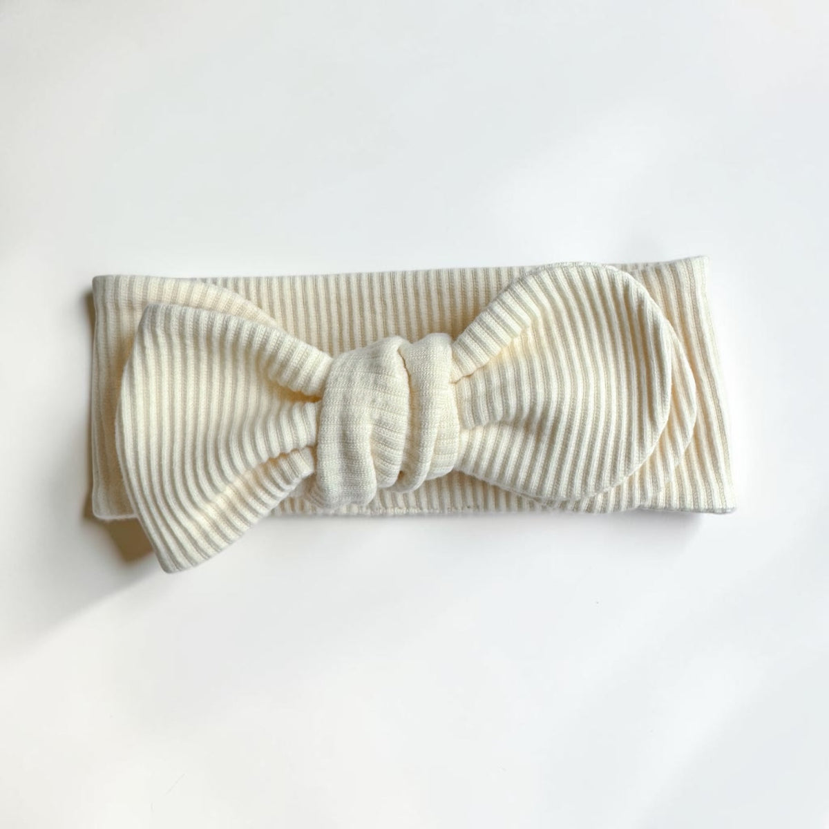 Ribbed Bow Headband - Sweet Lemon