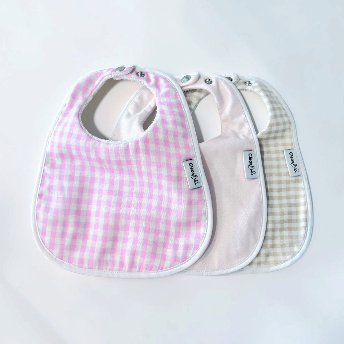 Waterproof Bib Pack Classic - Sweet Gingham