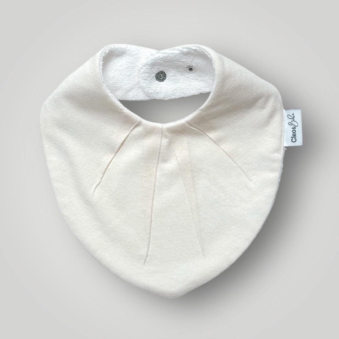 Waterproof Bib Pack Classic or Bandana - - Summer Cloud Pointelle