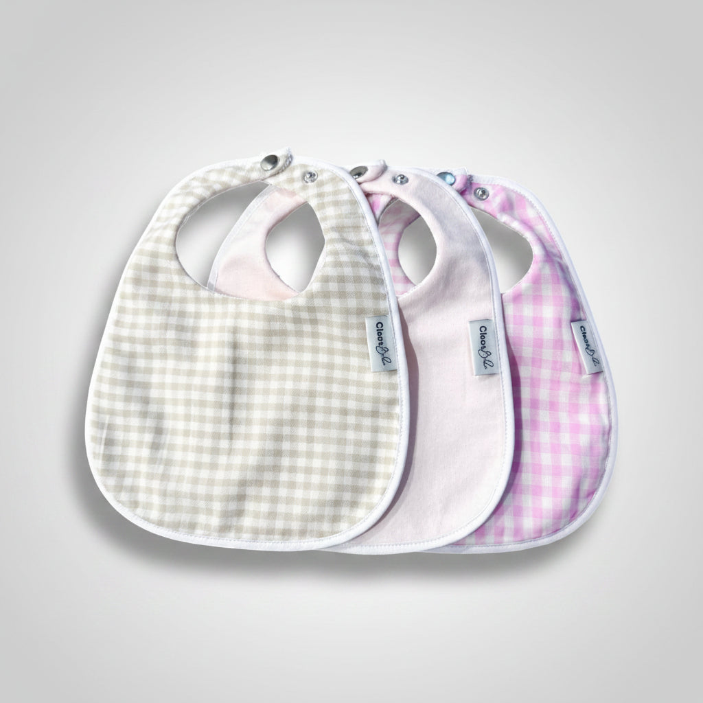 Waterproof Bib Pack Classic or Bandana - Sweet Gingham