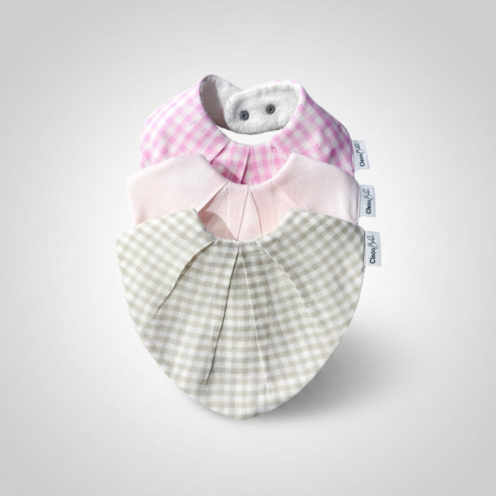 Waterproof Bib Pack Classic or Bandana - Sweet Gingham