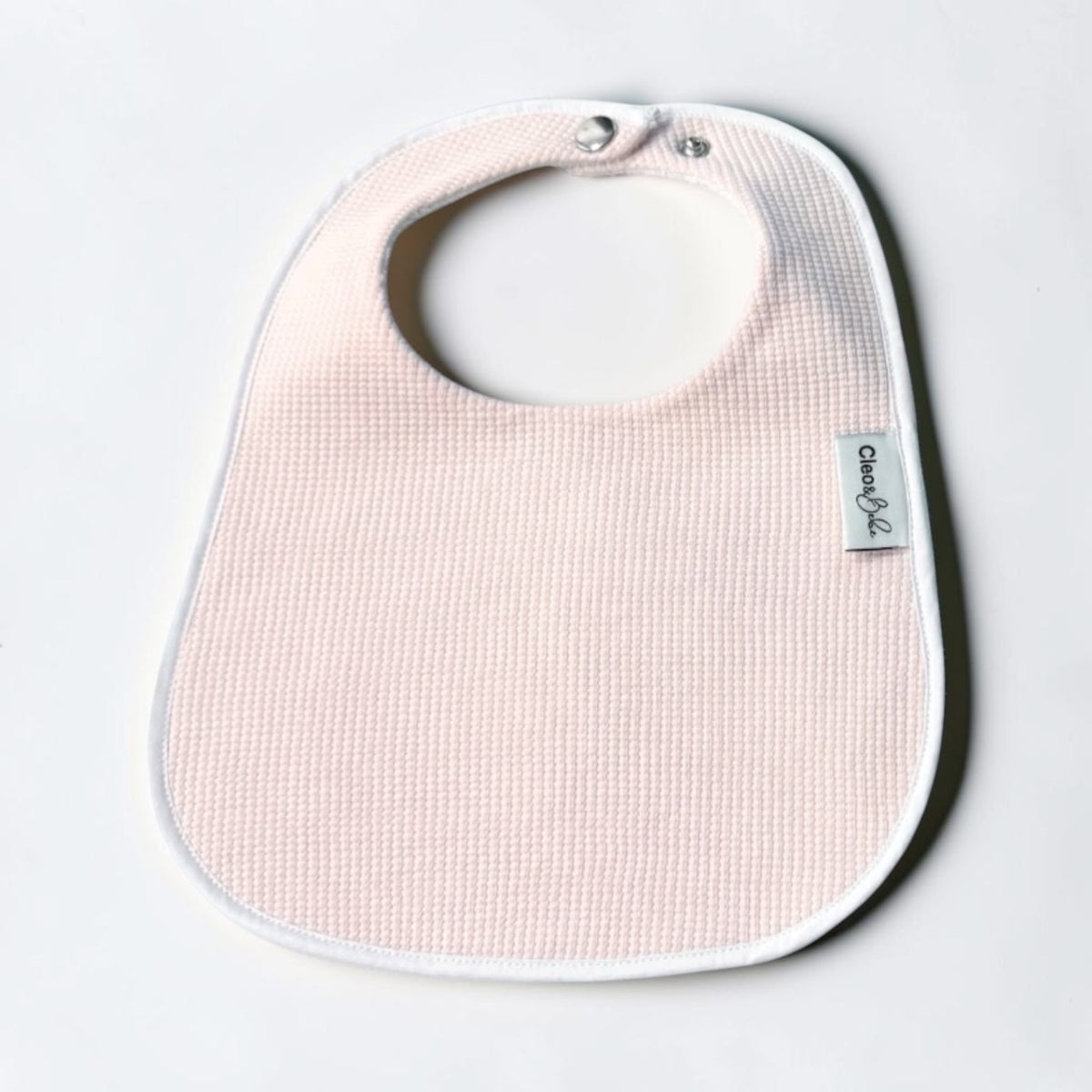 Waterproof Bib Classic or Bandana - Pink Waffle