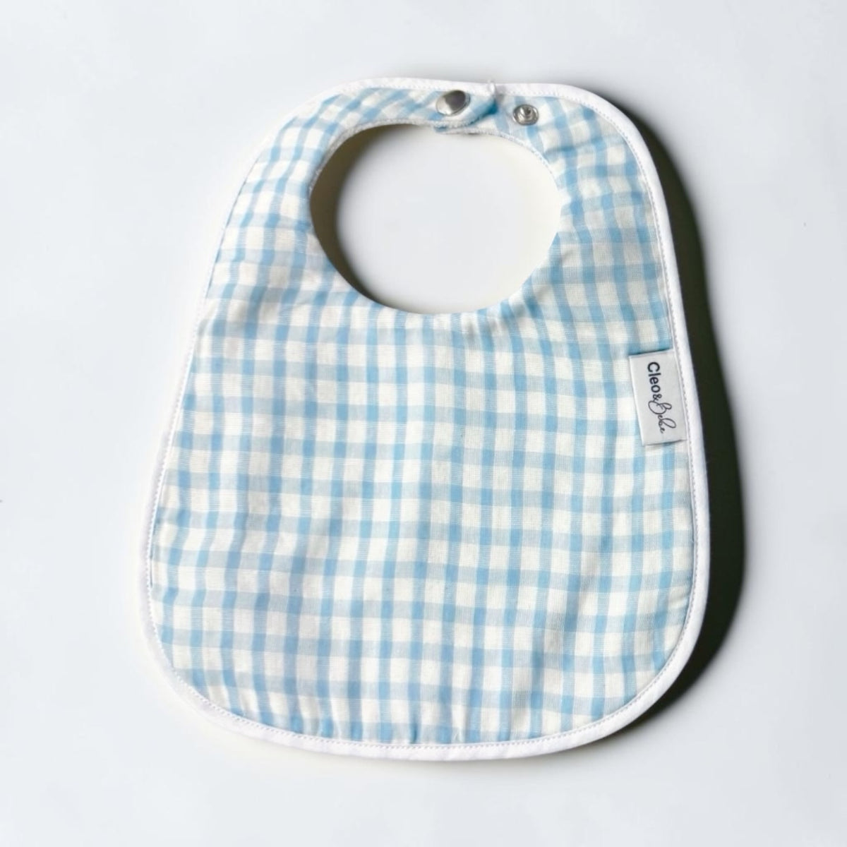 Waterproof Bib Classic or Bandana - Blue Gingham