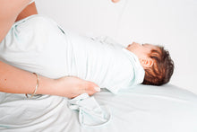 Load image into Gallery viewer, Baby Blue Horizon - Bamboo Baby Wrap
