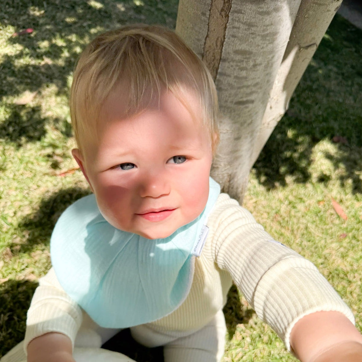 Waterproof Bandana Bib - Turquoise