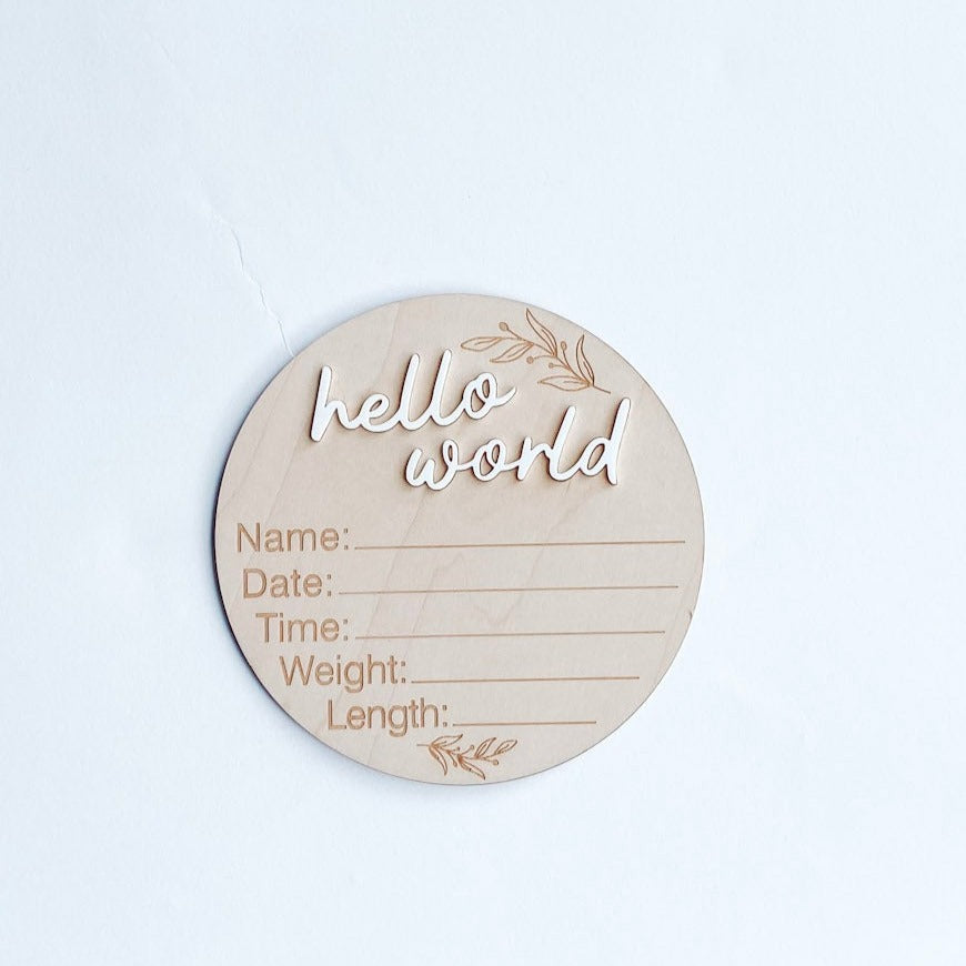 Hello World Gift Box - Lemon Onesie