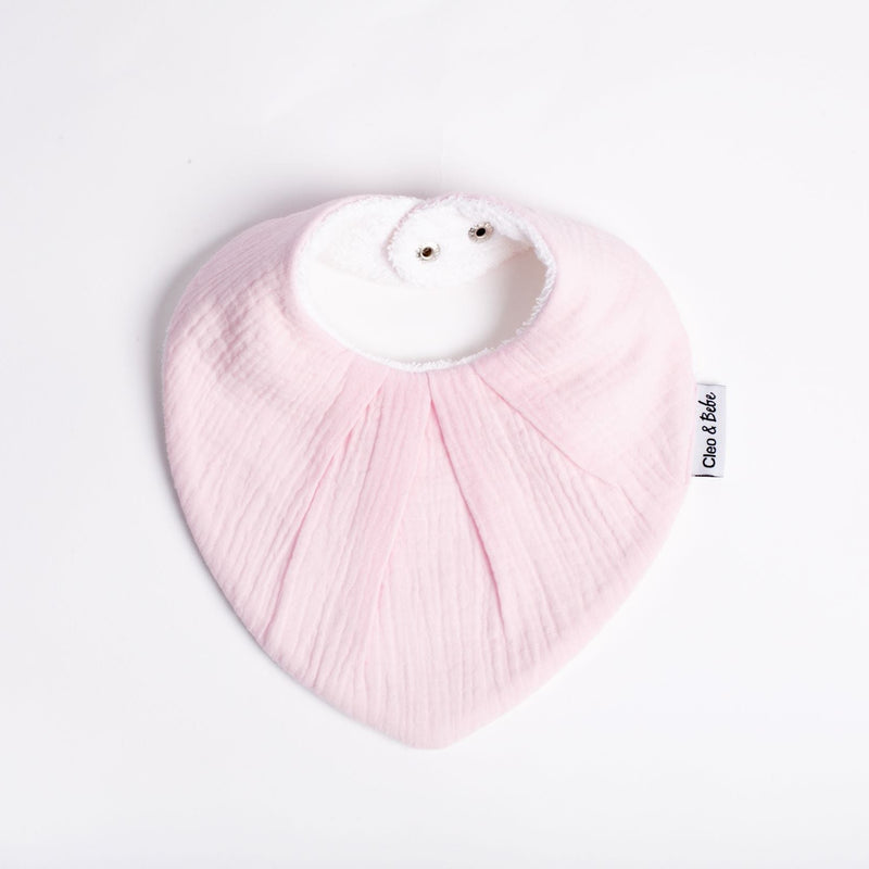 Blush Pink - Muslin Bandana Bib